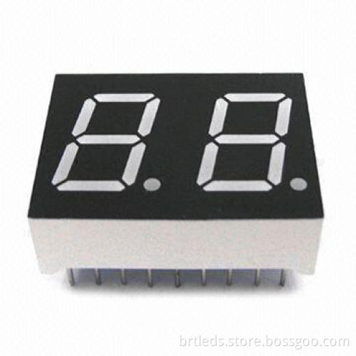 7-segment LED Display with Solid State Reliability and Continuous Uniform Segments